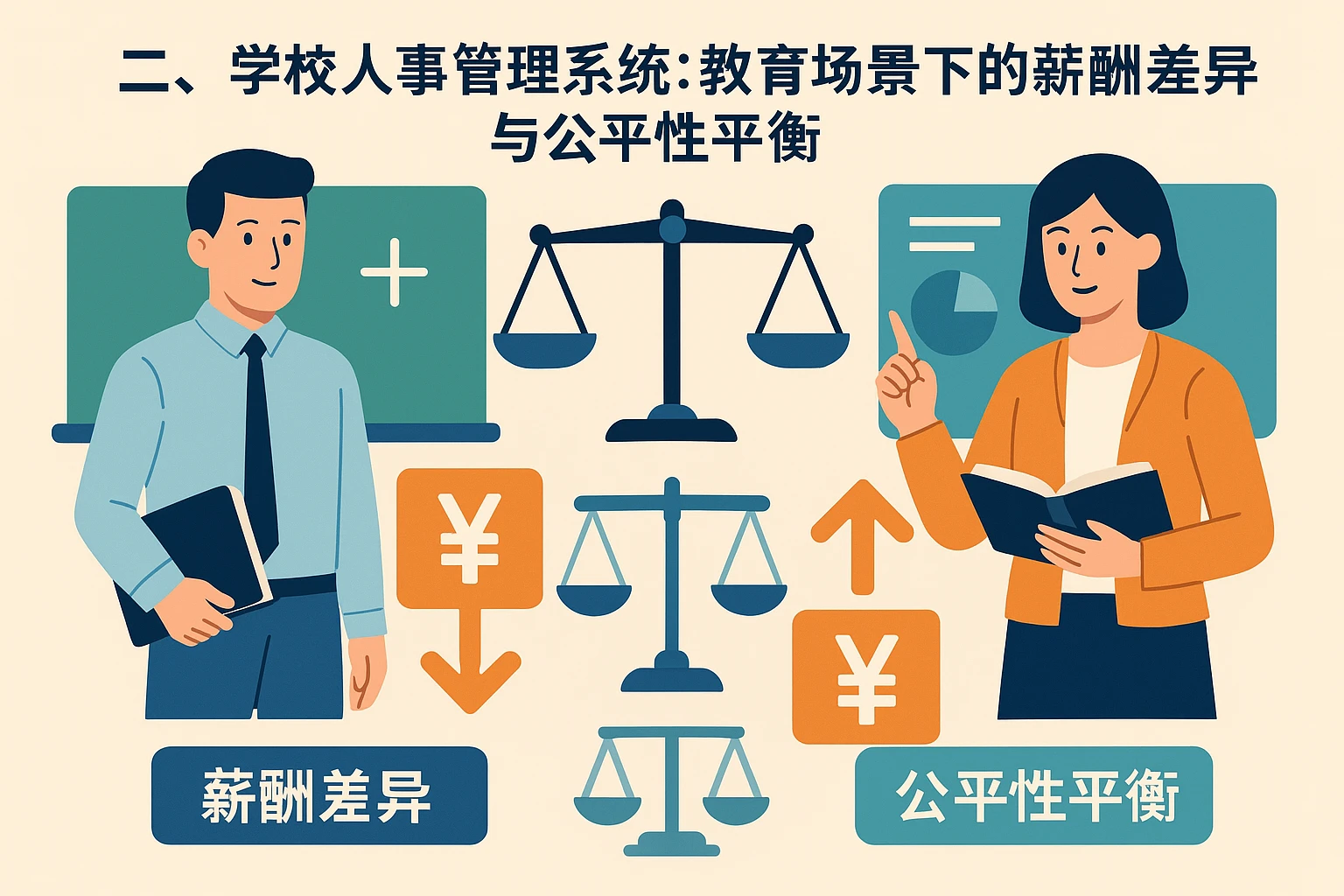 二、学校人事管理系统：教育场景下的薪酬差异与公平性平衡