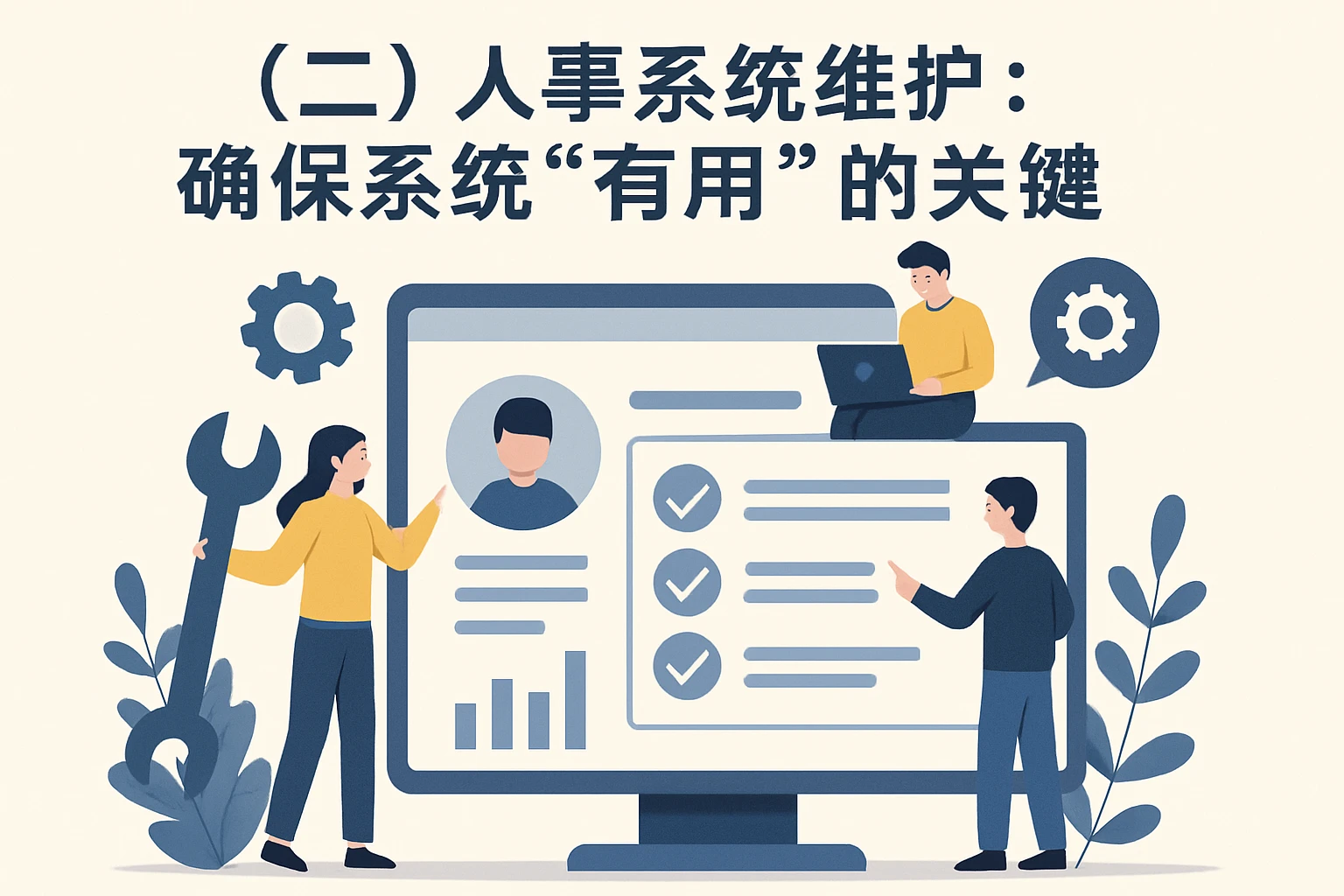 （二）人事系统维护：确保系统“有用”的关键