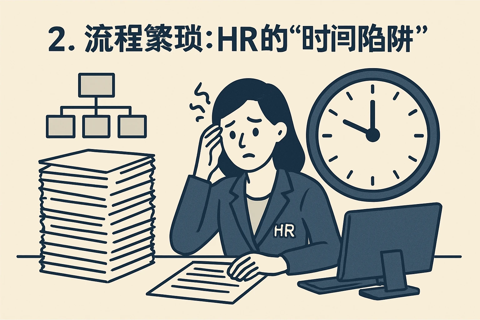 2. 流程繁琐：HR的“时间陷阱”