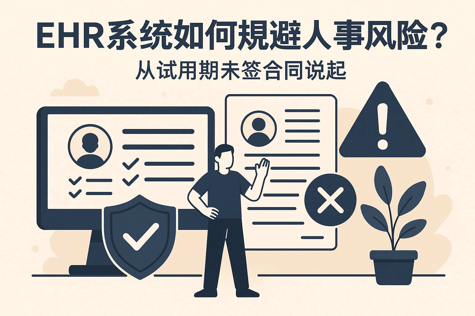 ehr系统如何规避人事风险？从试用期未签合同说起