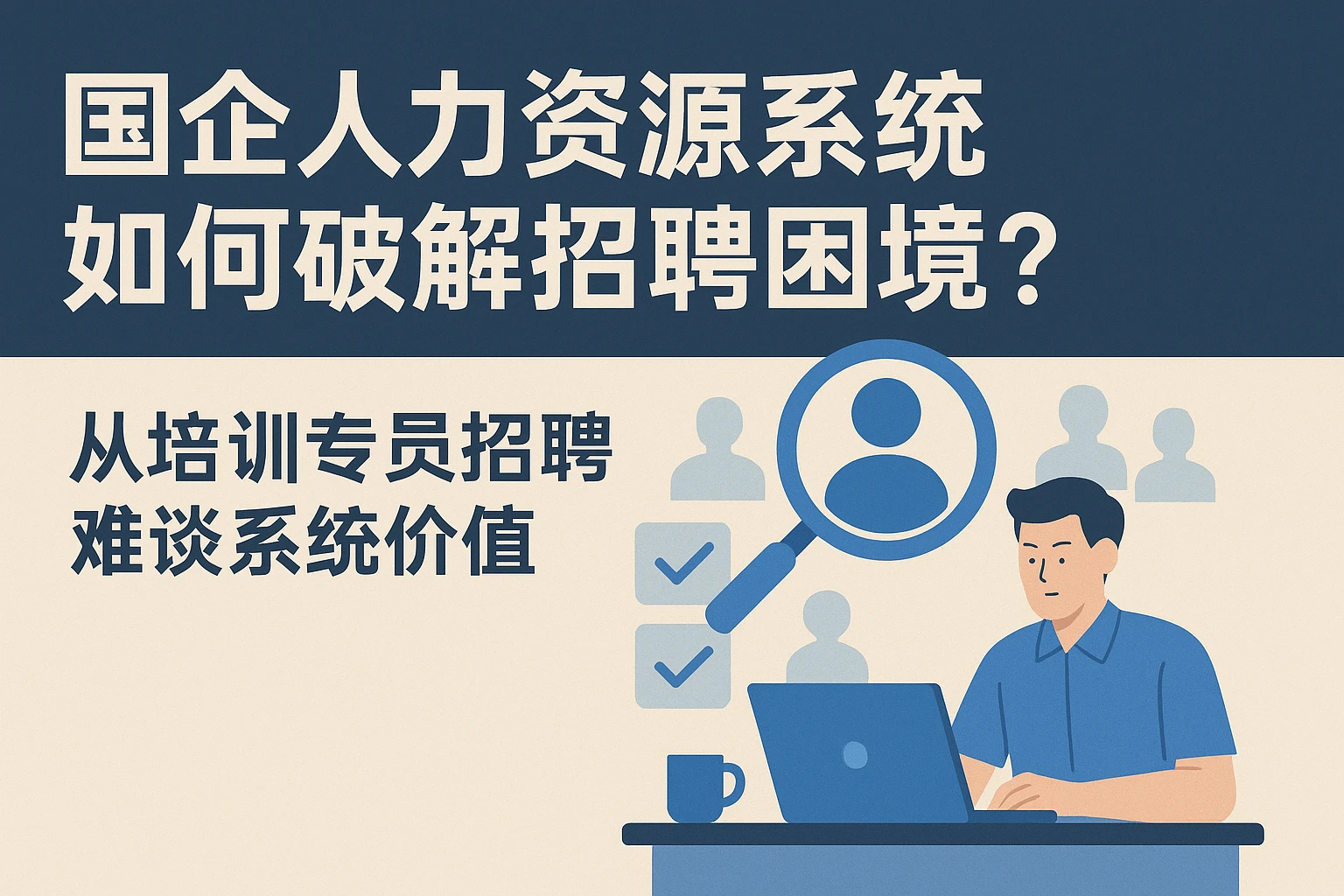 国企人力资源系统如何破解招聘困境？从培训专员招聘难谈系统价值