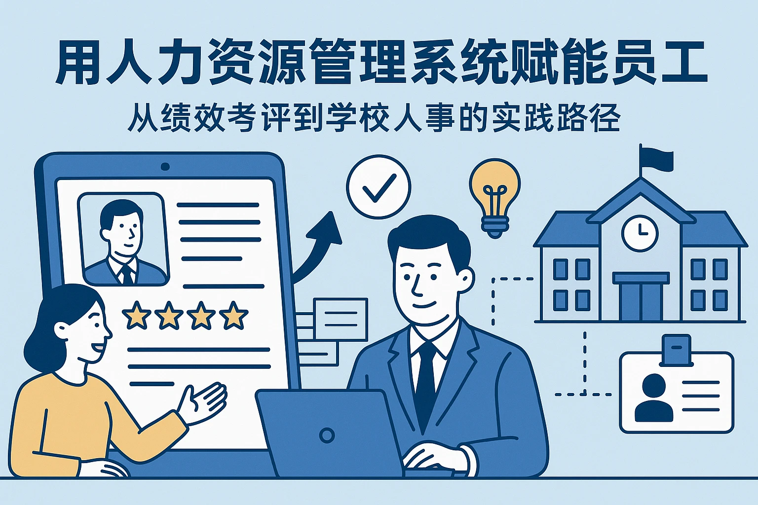 用人力资源管理系统赋能员工活动：从绩效考评到学校人事的实践路径