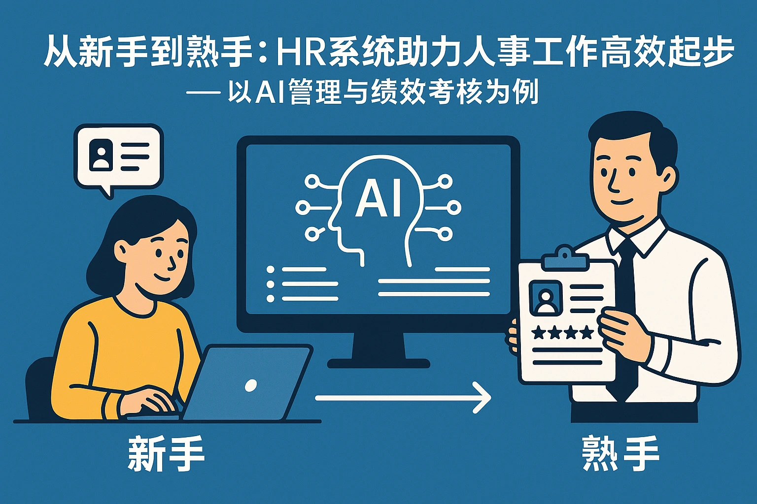 从新手到熟手：HR系统助力人事工作高效起步——以AI管理与绩效考核为例