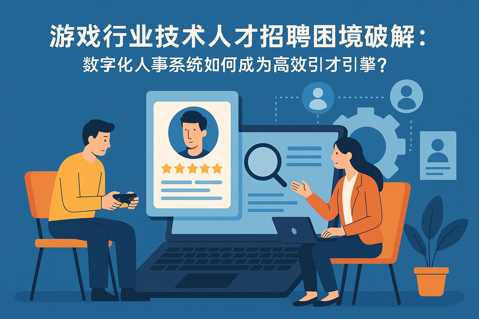 游戏行业技术人才招聘困境破解：数字化人事系统如何成为高效引才引擎？