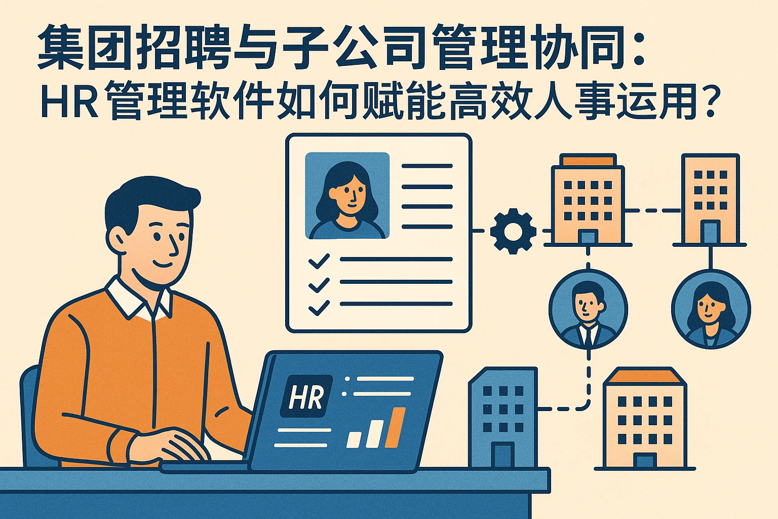 集团招聘与子公司管理协同：HR管理软件如何赋能高效人事运营？