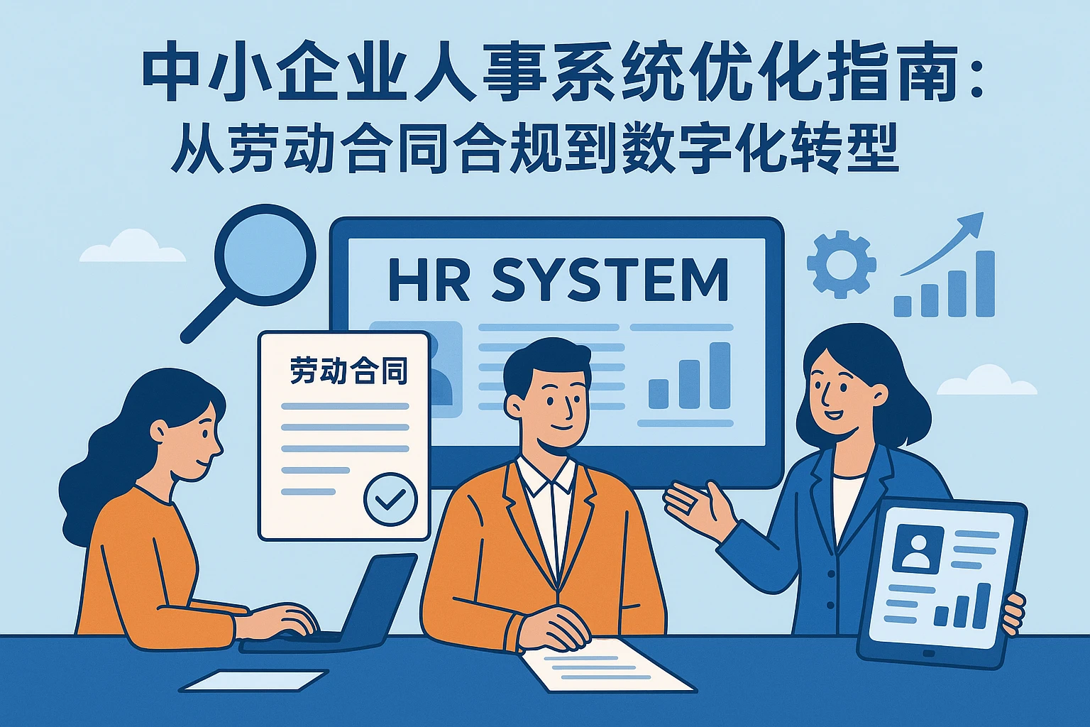 中小企业人事系统优化指南：从劳动合同合规到数字化转型