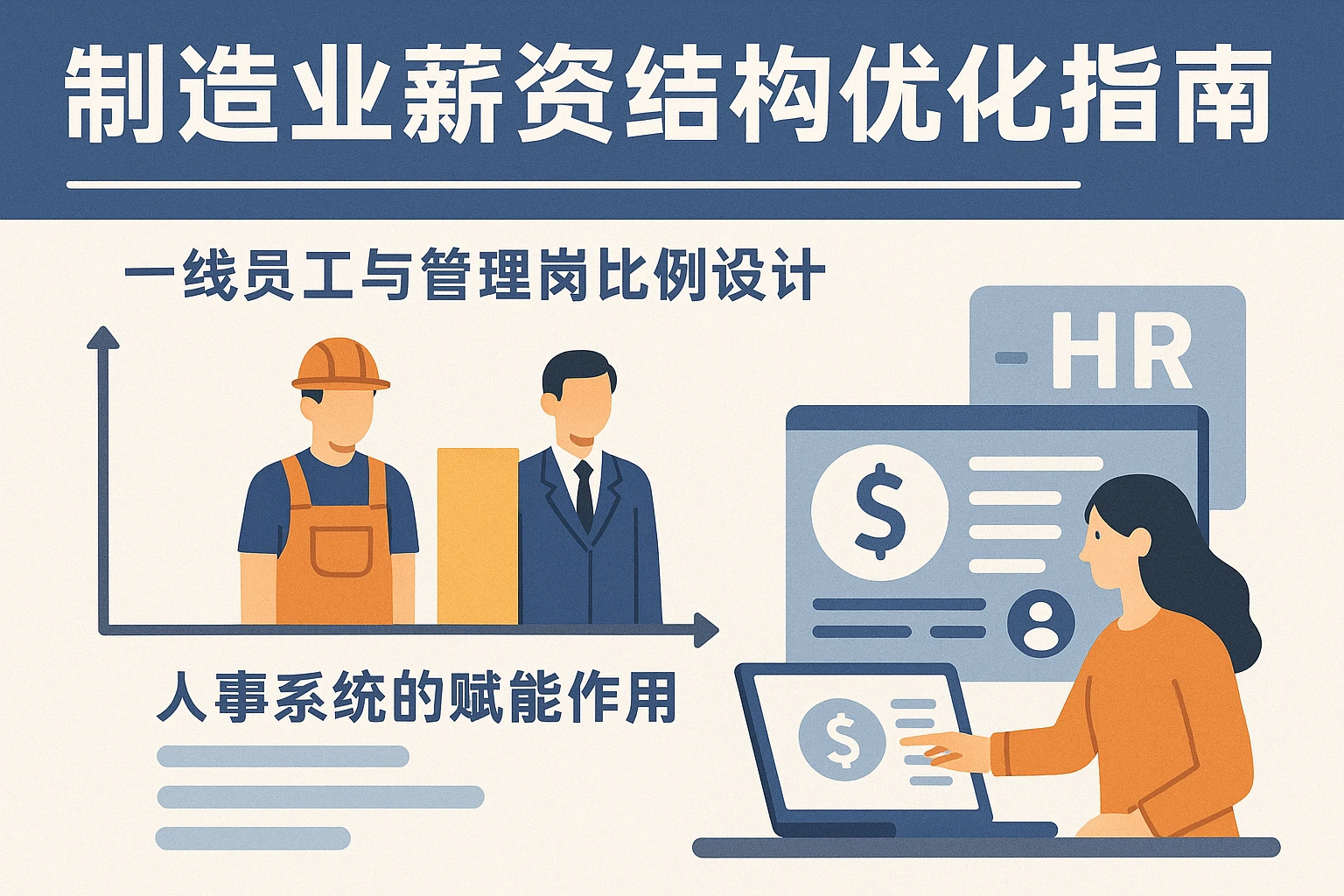 制造业薪资结构优化指南：一线员工与管理岗比例设计及人事系统的赋能作用