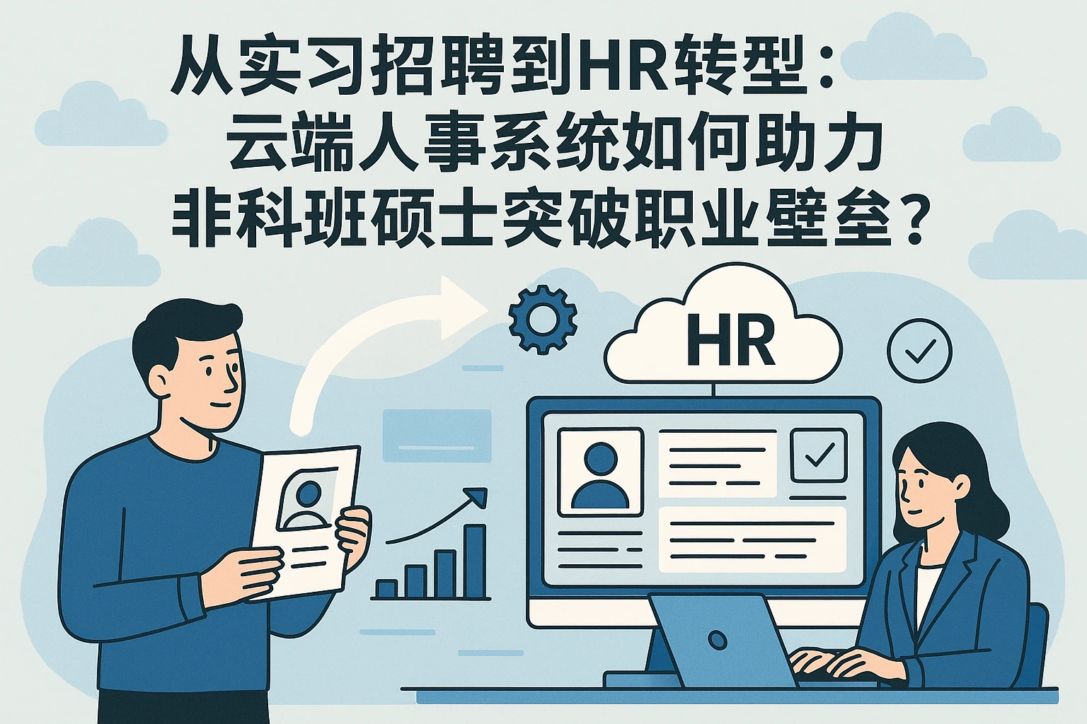 从实习招聘到HR转型：云端人事系统如何助力非科班硕士突破职业壁垒？