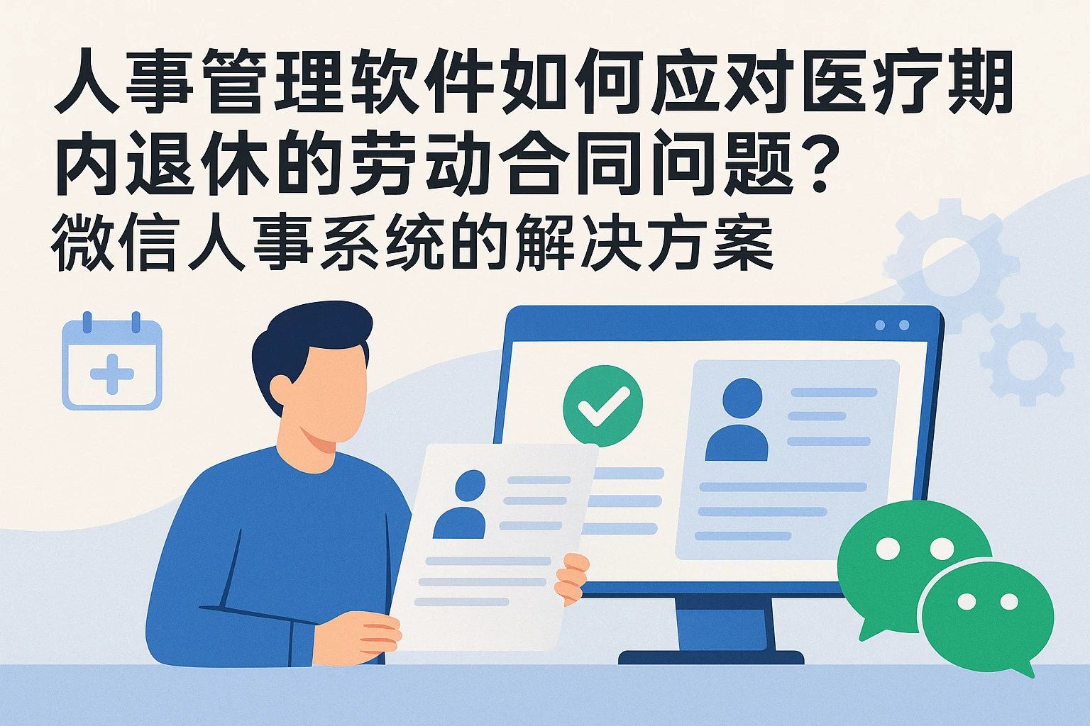 人事管理软件如何应对医疗期内退休的劳动合同问题？微信人事系统的解决方案
