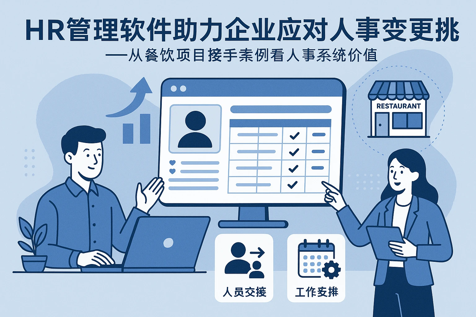 HR管理软件助力企业应对人事变更挑战——从餐饮项目接手案例看人事系统价值