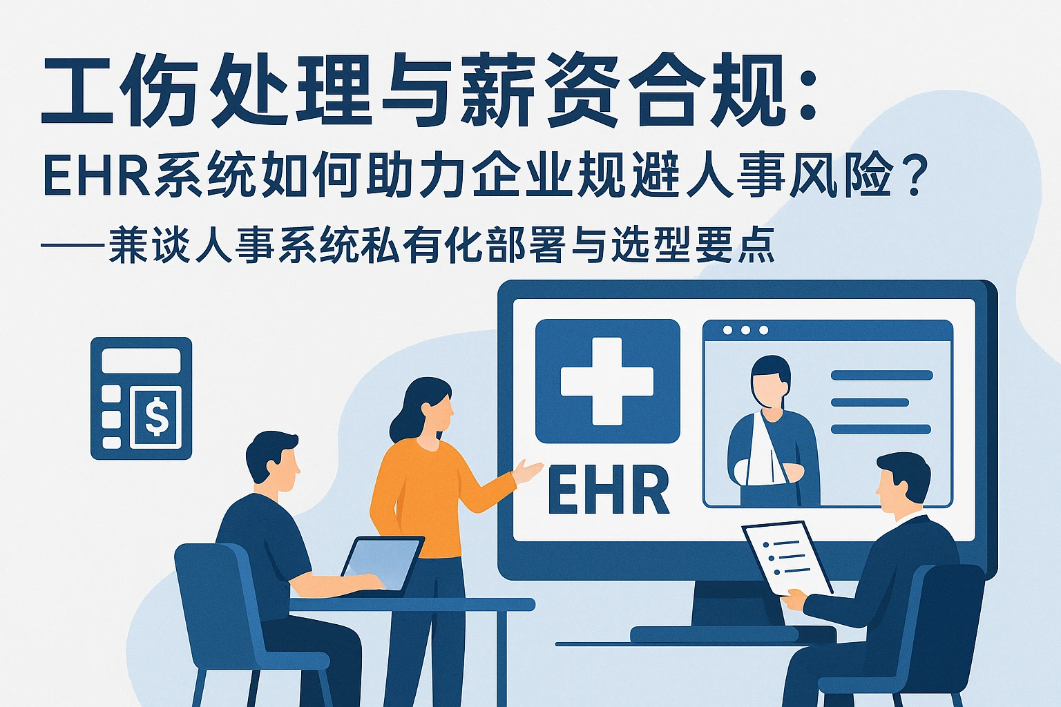 工伤处理与薪资合规：ehr系统如何助力企业规避人事风险？——兼谈人事系统私有化部署与选型要点