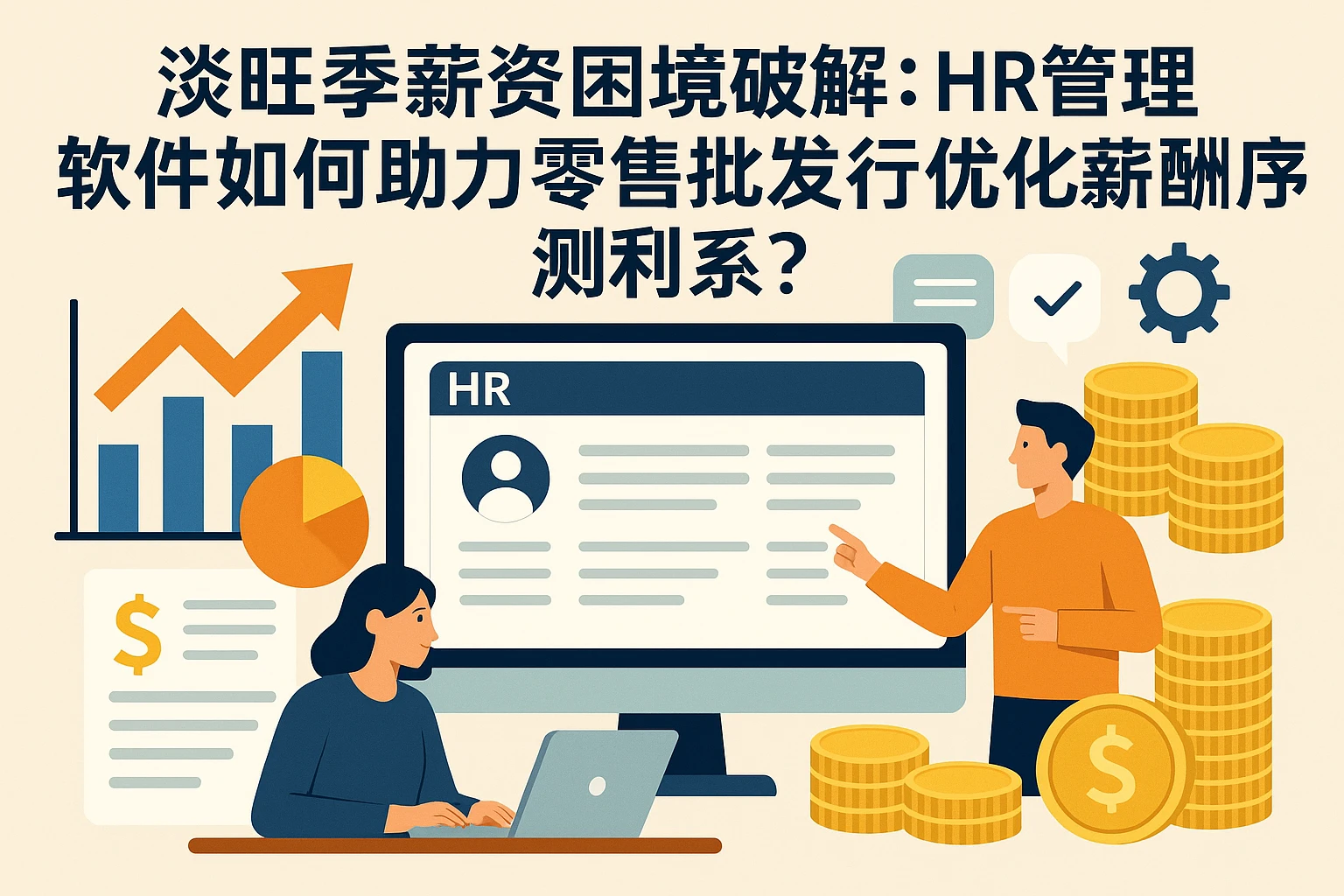 淡旺季薪资困境破解：HR管理软件如何助力零售批发行业优化薪酬体系？