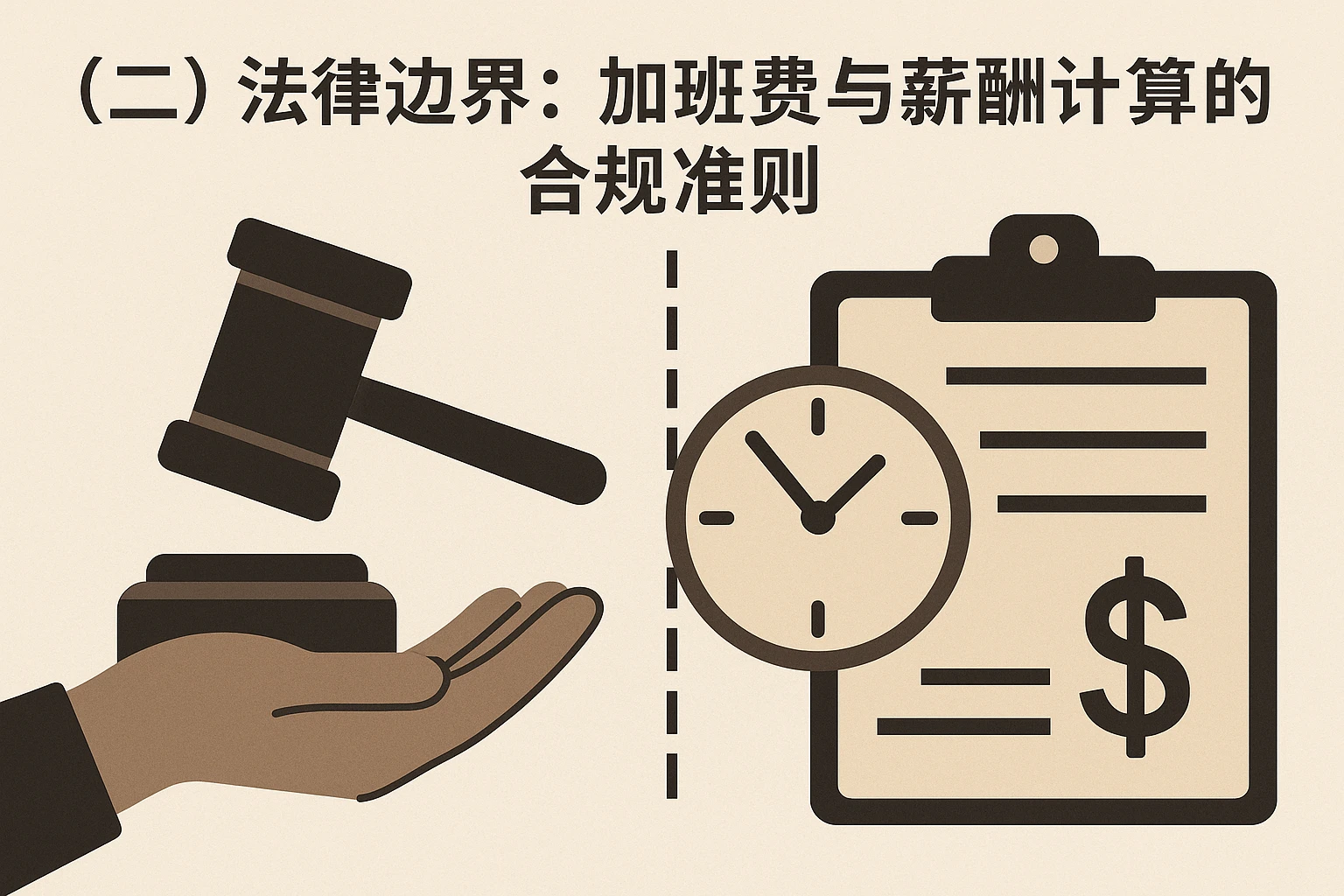 （二）法律边界：加班费与薪酬计算的合规准则