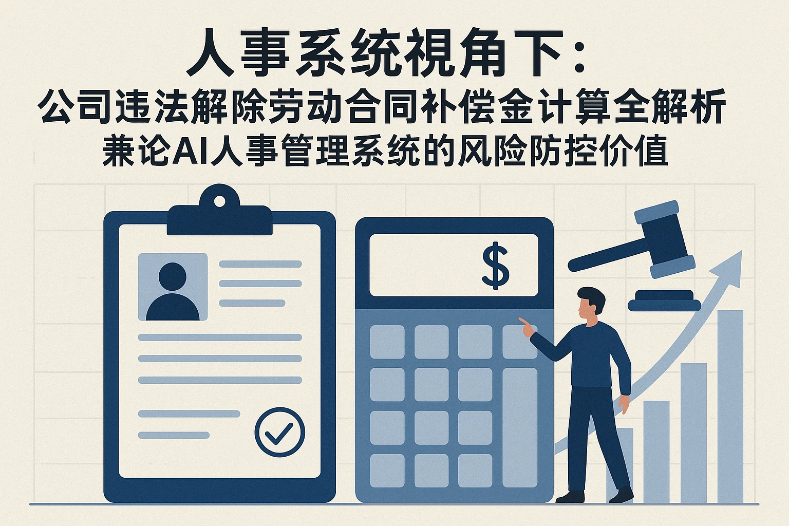 人事系统视角下：公司违法解除劳动合同补偿金计算全解析——兼论AI人事管理系统的风险防控价值