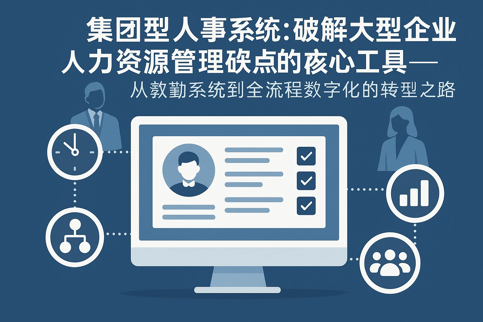 集团型人事系统：破解大型企业人力资源管理痛点的核心工具——从考勤系统到全流程数字化的转型之路