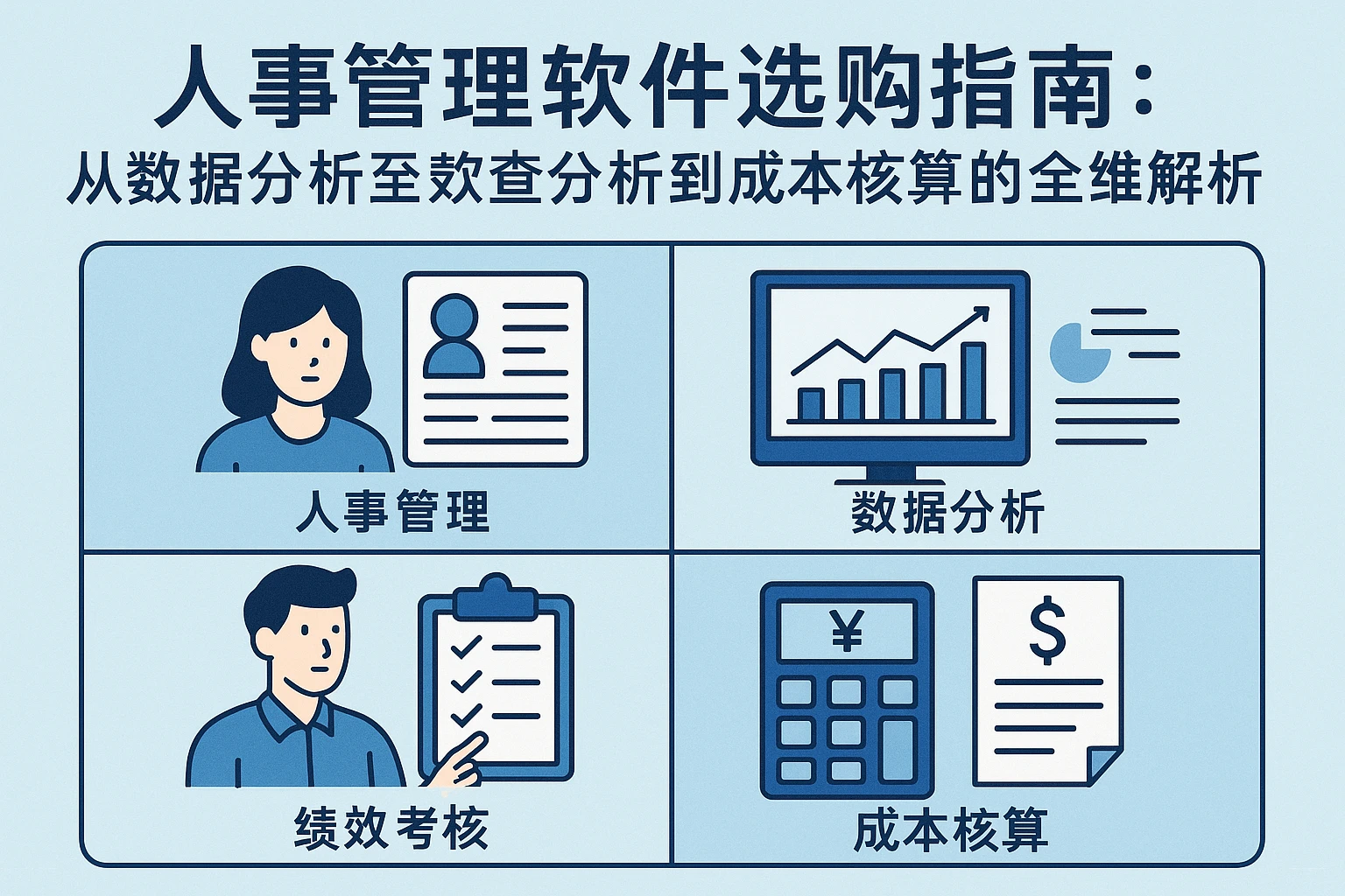 人事管理软件选购指南：从数据分析到成本核算的全维度解析