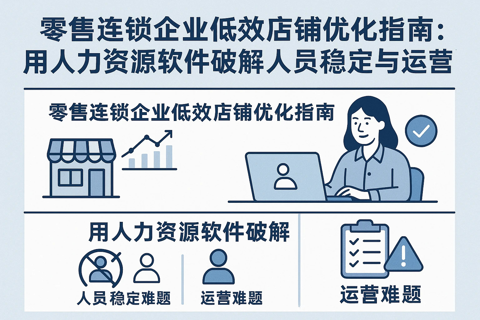 零售连锁企业低效店铺优化指南：用人力资源软件破解人员稳定与运营难题