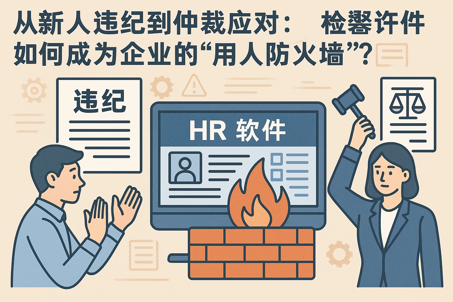从新人违纪到仲裁应对：人力资源软件如何成为企业的“用人防火墙”？