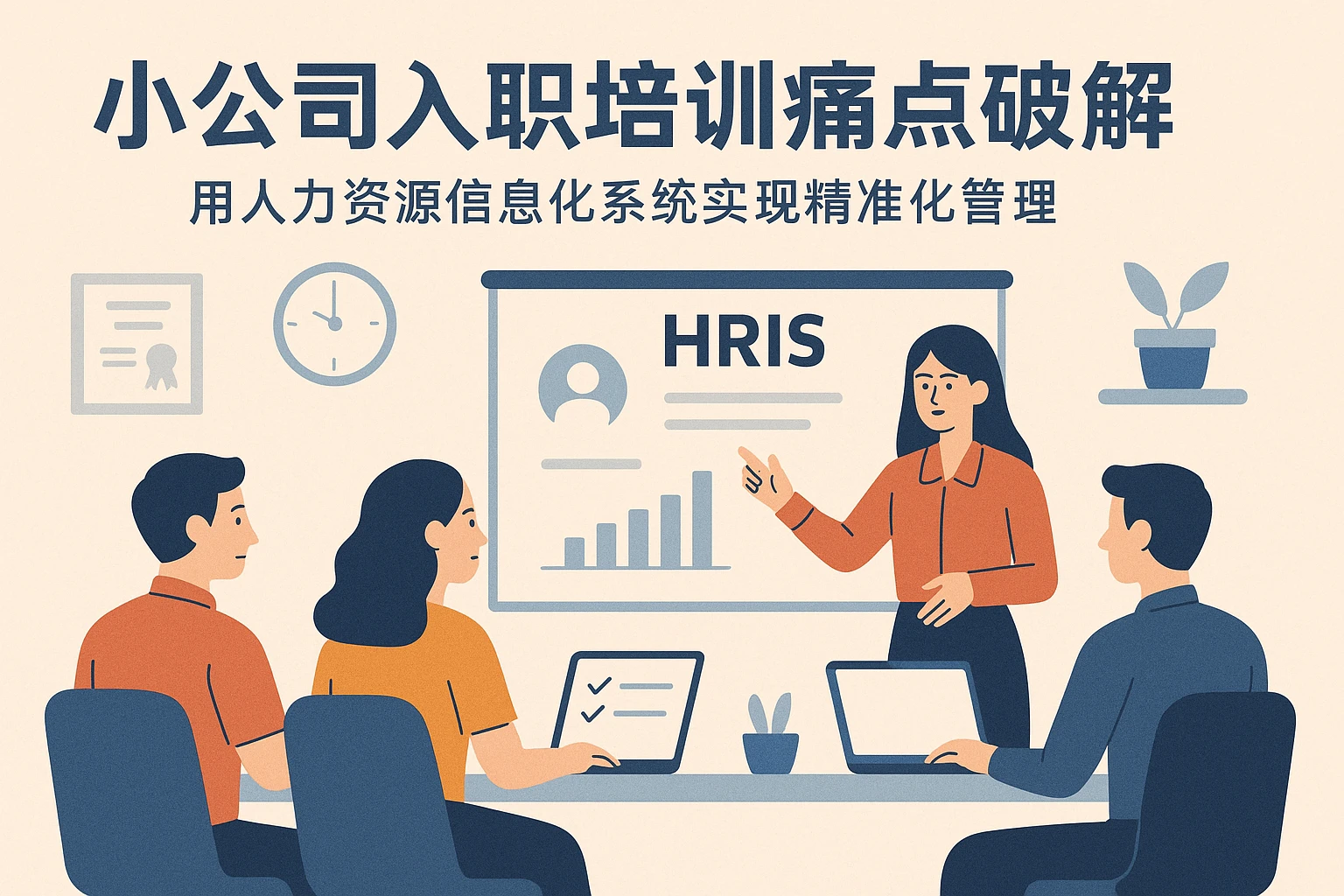 小公司入职培训痛点破解：用人力资源信息化系统实现精准化管理
