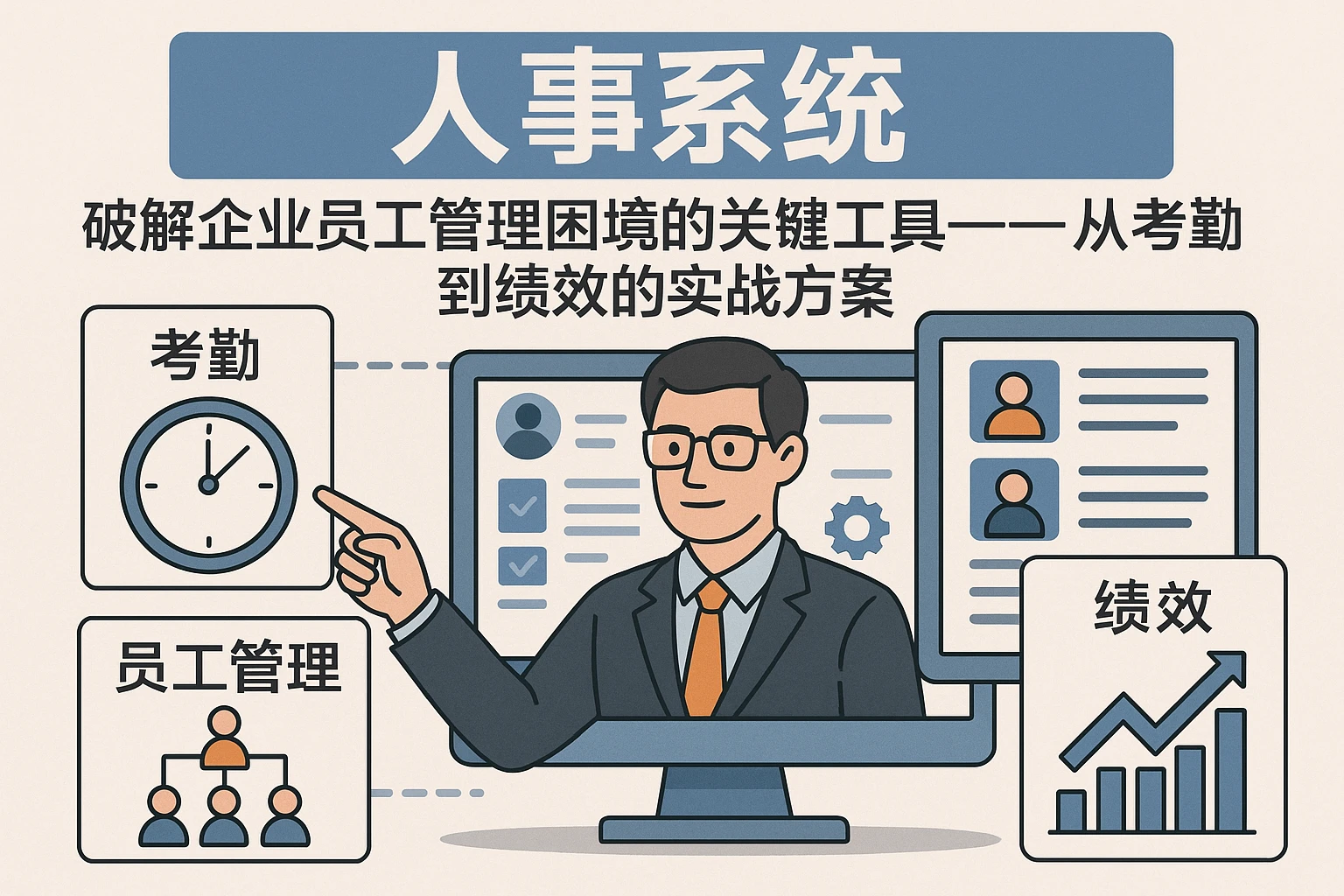 人事系统：破解企业员工管理困境的关键工具——从考勤到绩效的实战方案