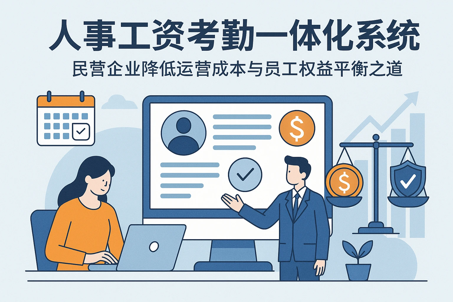 人事工资考勤一体化系统：民营企业降低运营成本与员工权益平衡之道