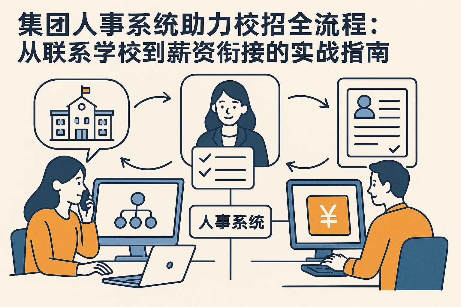 集团人事系统助力校招全流程：从联系学校到薪资衔接的实战指南