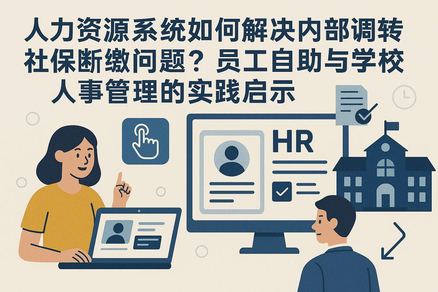 人力资源系统如何解决内部调转社保断缴问题？员工自助与学校人事管理的实践启示