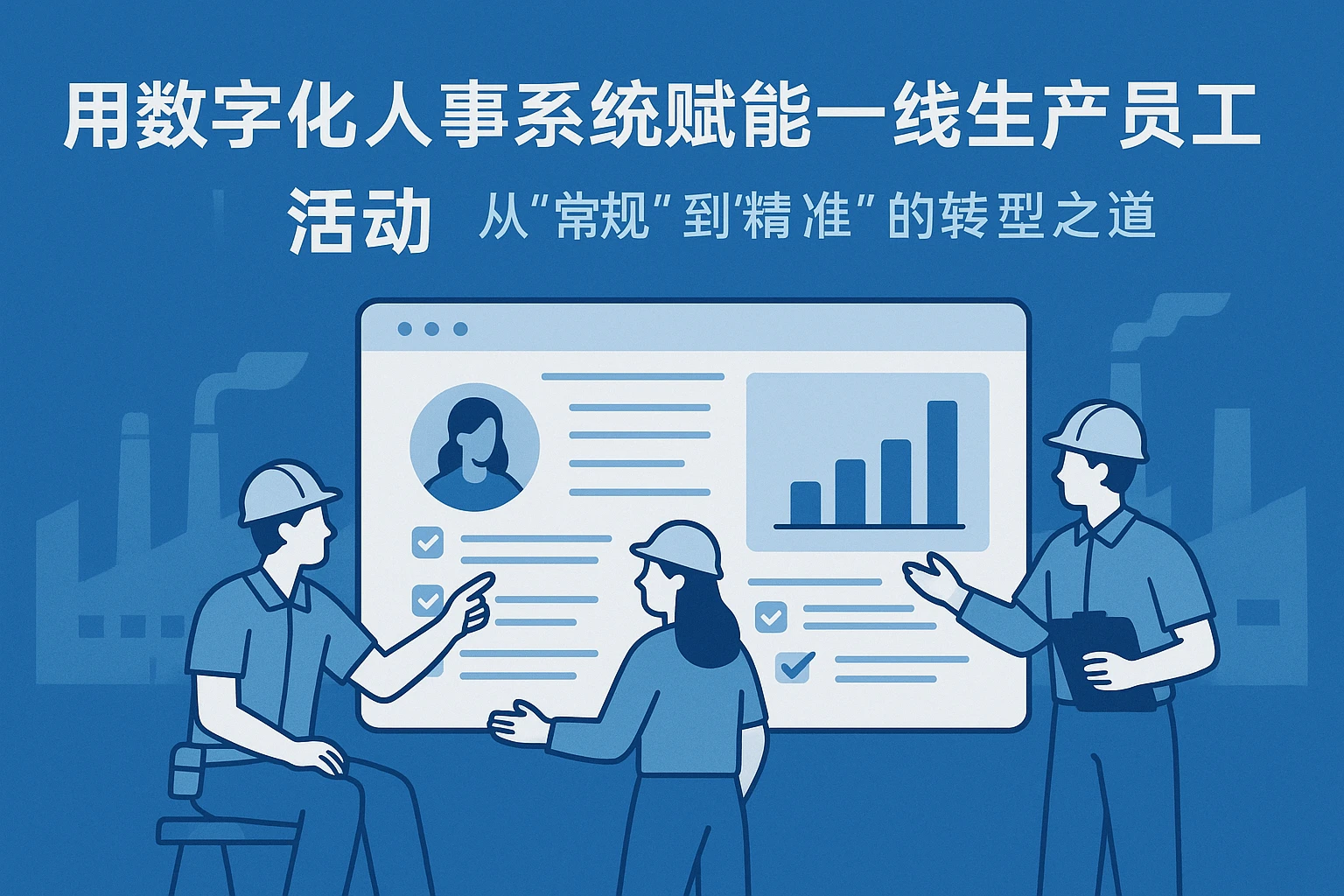 用数字化人事系统赋能一线生产员工活动：从“常规”到“精准”的转型之道