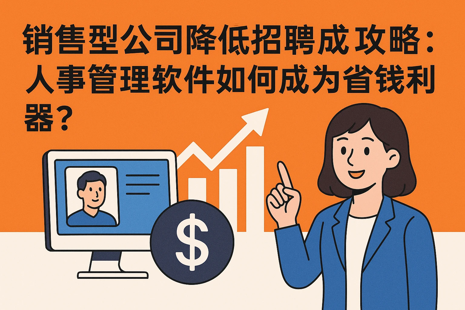 销售型公司降低招聘成本攻略：人事管理软件如何成为省钱利器？