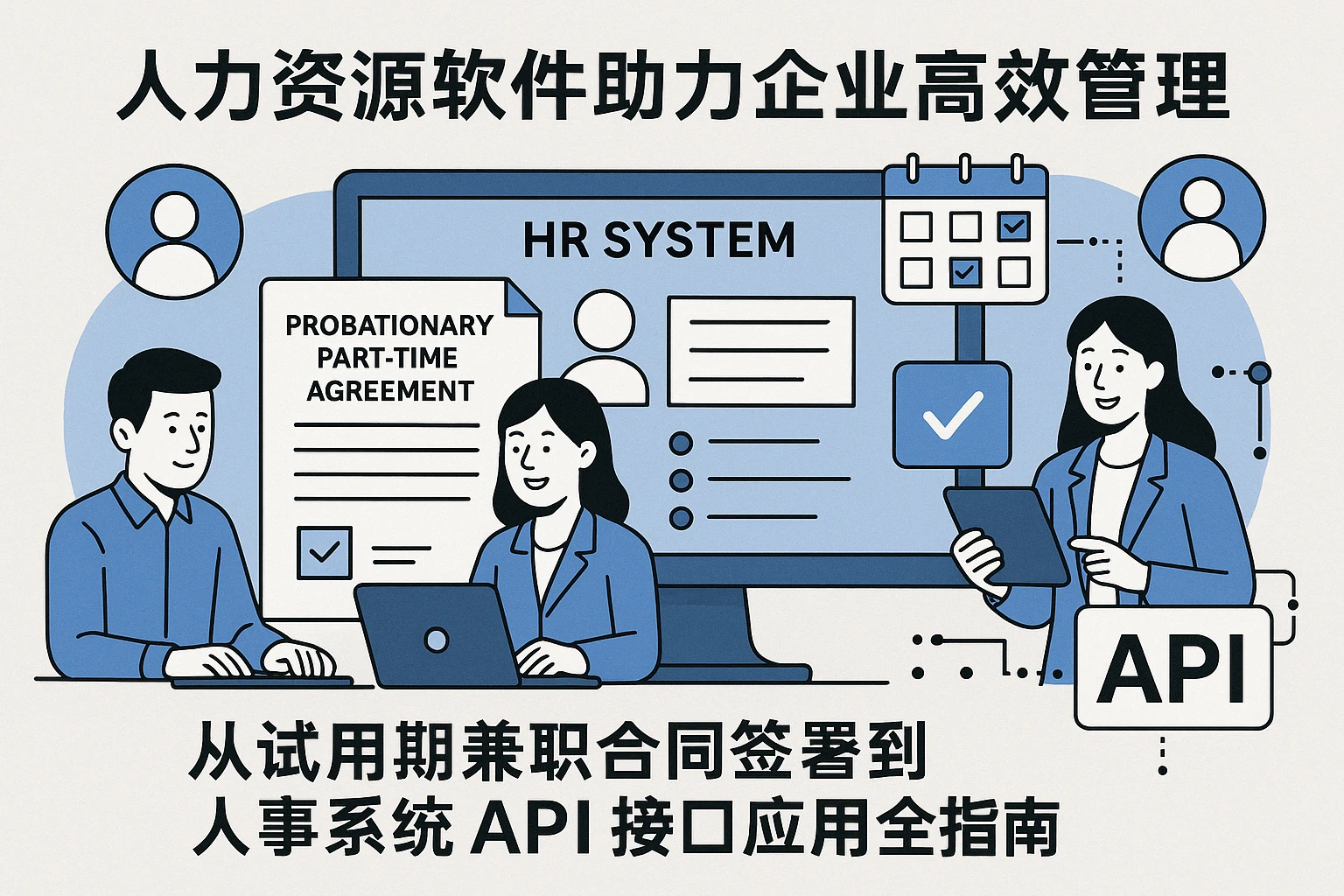 人力资源软件助力企业高效管理：从试用期兼职合同签署到人事系统API接口应用全指南