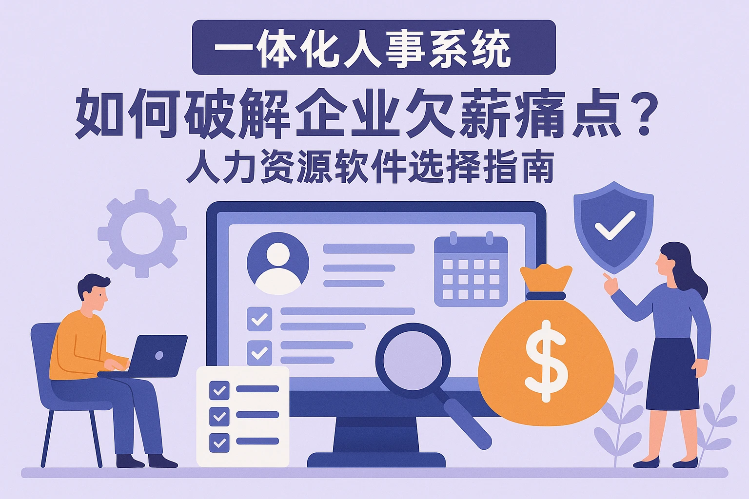 一体化人事系统如何破解企业欠薪痛点？人力资源软件选择指南