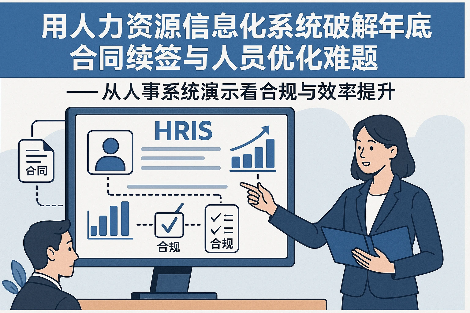 用人力资源信息化系统破解年底合同续签与人员优化难题——从人事系统演示看合规与效率提升