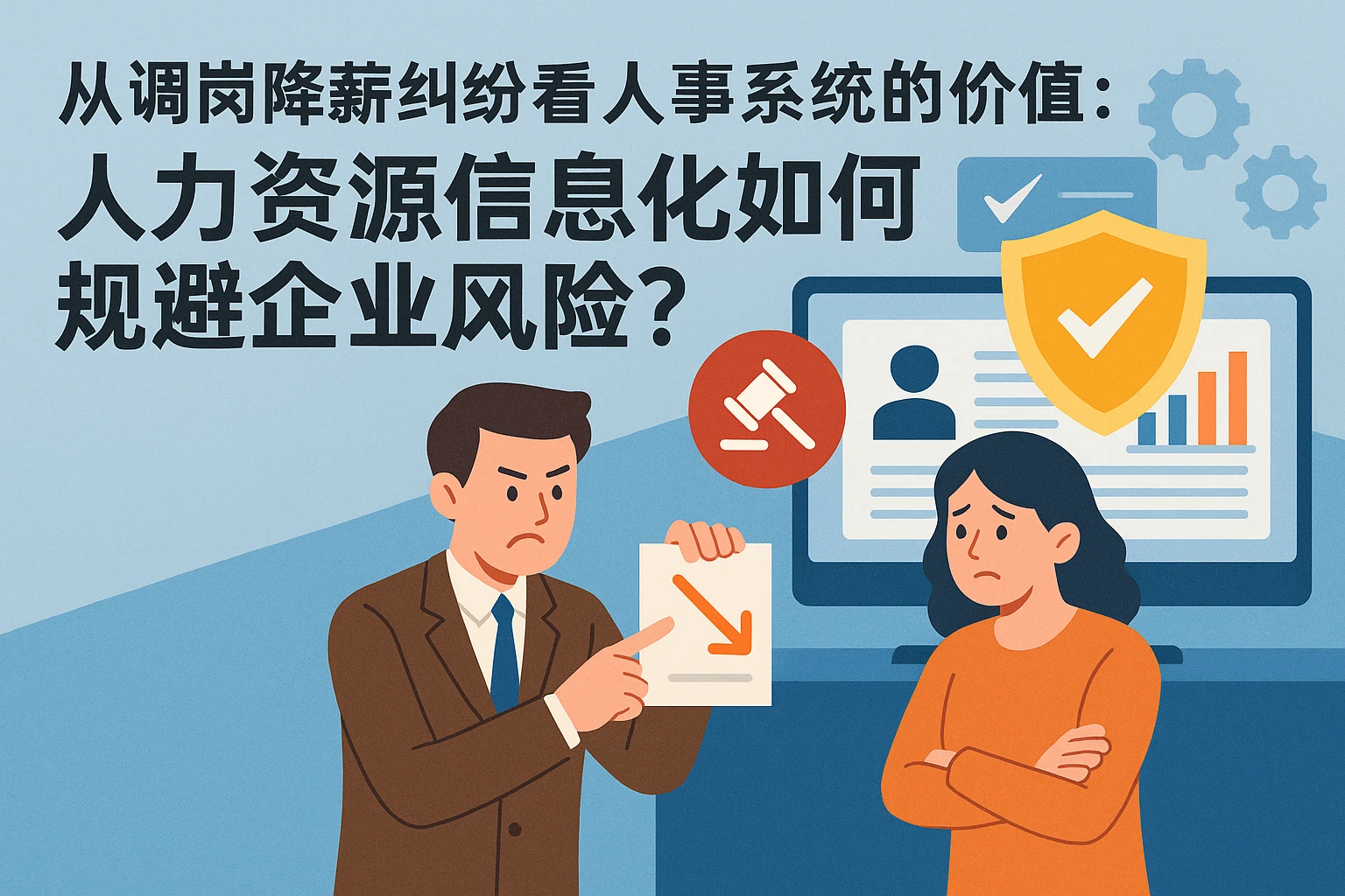 从调岗降薪纠纷看人事系统的价值：人力资源信息化如何规避企业风险？