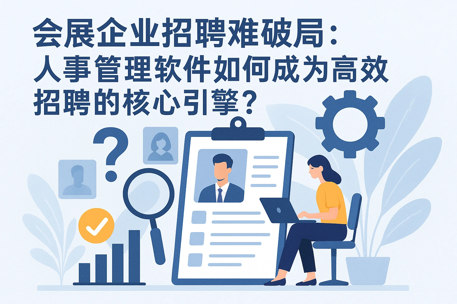 会展企业招聘难破局：人事管理软件如何成为高效招聘的核心引擎？