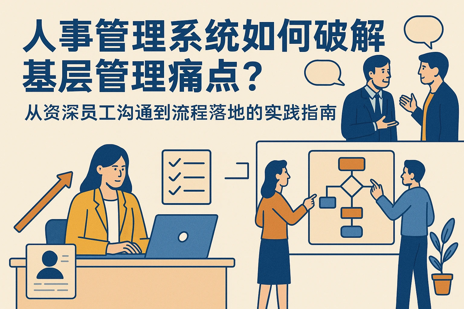 人事管理系统如何破解基层管理痛点？从资深员工沟通到流程落地的实践指南