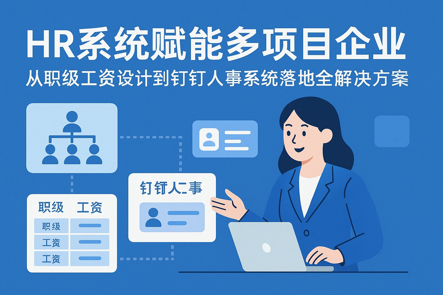 HR系统赋能多项目企业：从职级工资设计到钉钉人事系统落地的全解决方案