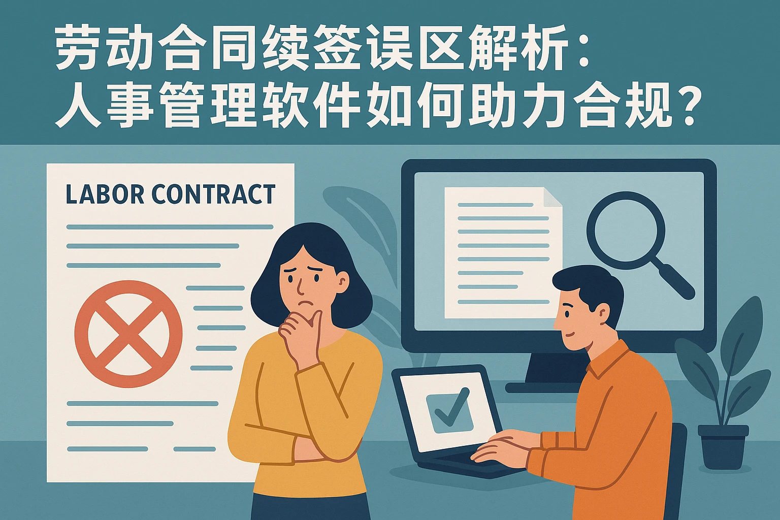 劳动合同续签误区解析：人事管理软件如何助力合规？