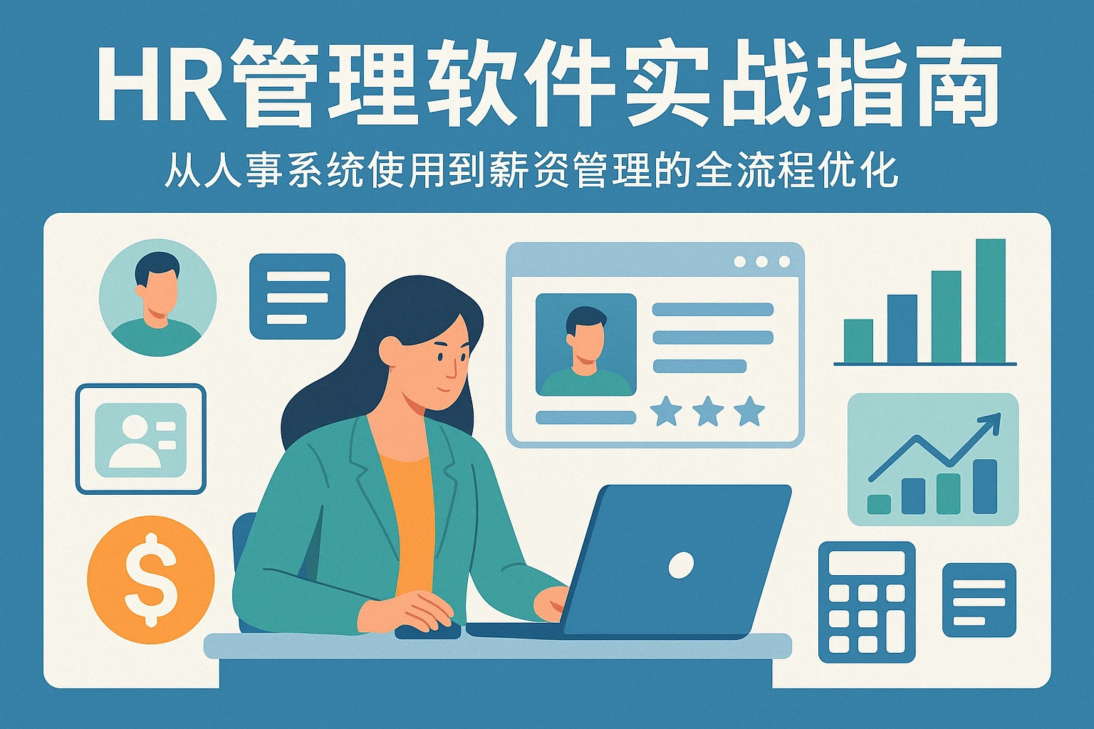 HR管理软件实战指南：从人事系统使用到薪资管理的全流程优化