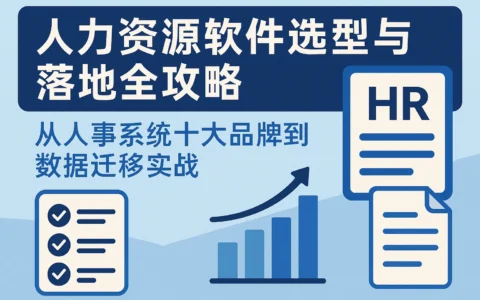 人力资源软件选型与落地全攻略：从人事系统十大品牌到数据迁移实战