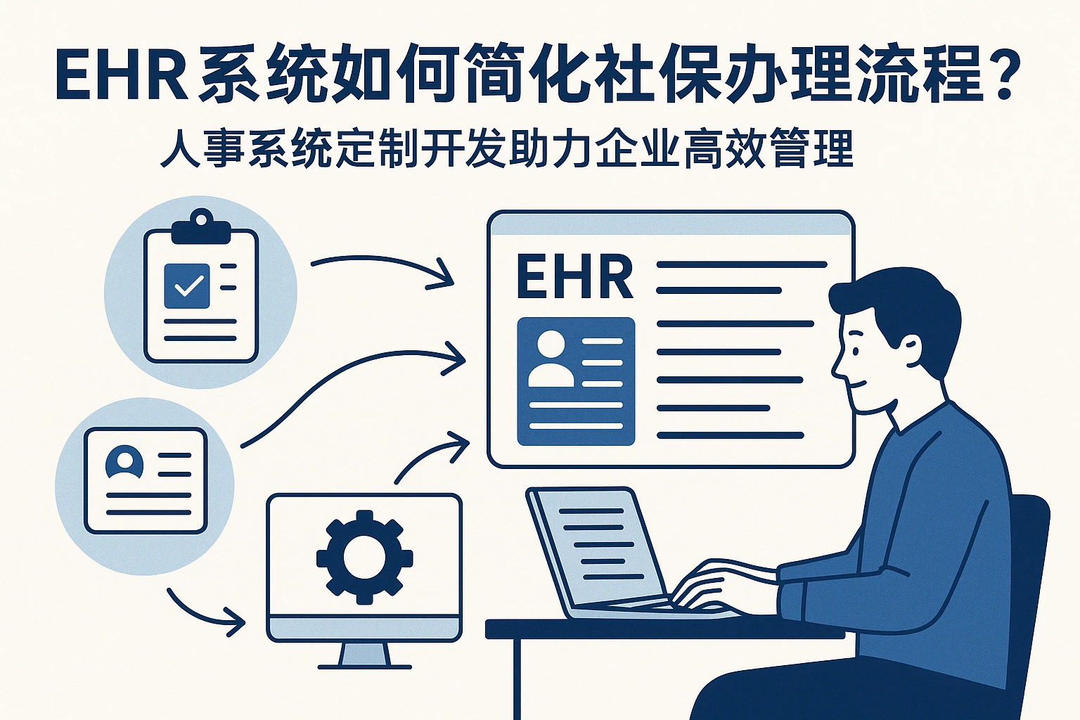 EHR系统如何简化社保办理流程？人事系统定制开发助力企业高效管理