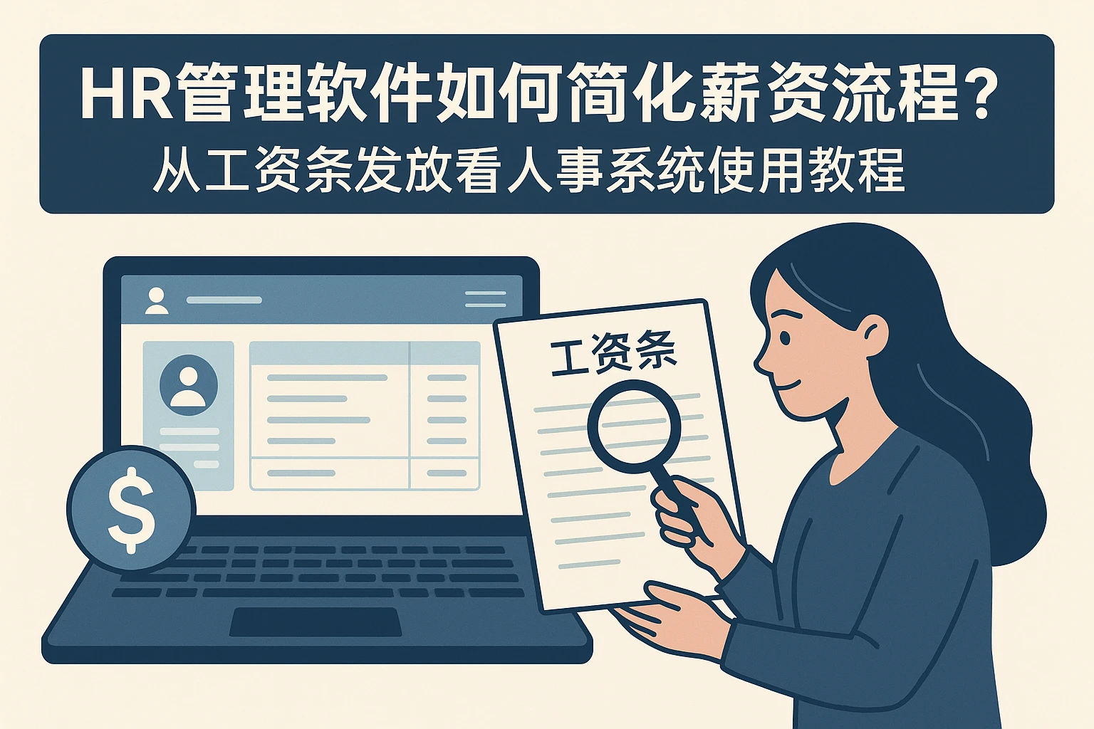 HR管理软件如何简化薪资流程？从工资条发放看人事系统使用教程