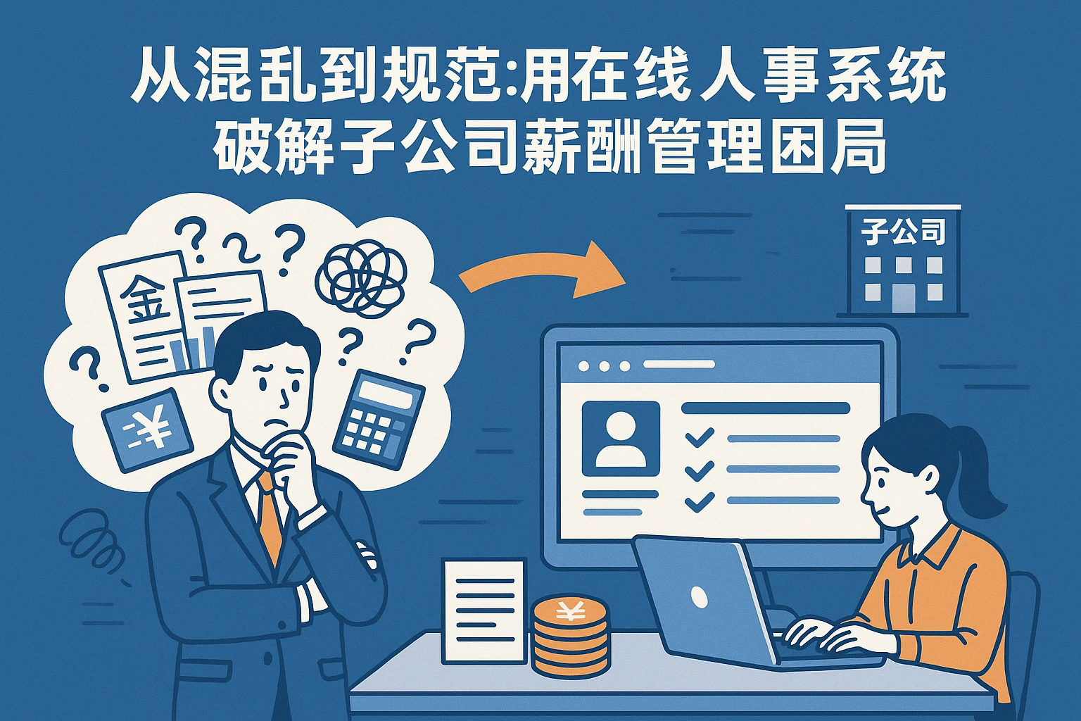 从混乱到规范：用在线人事系统破解子公司薪酬管理困局