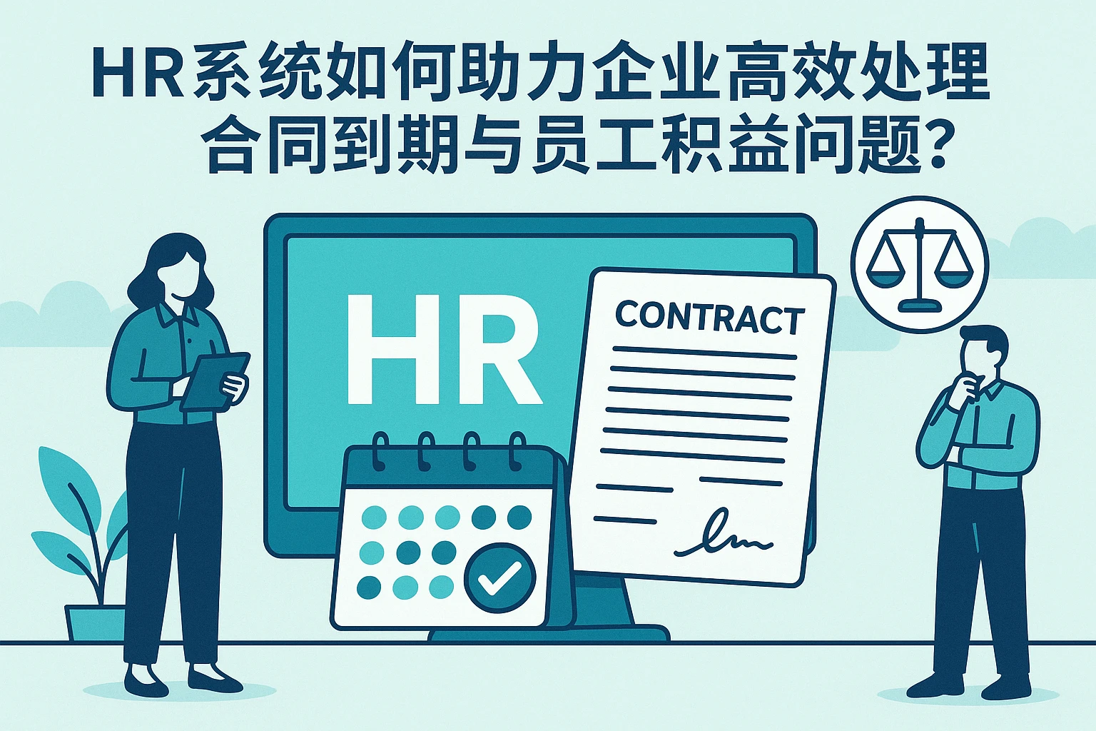 HR系统如何助力企业高效处理合同到期与员工权益问题？