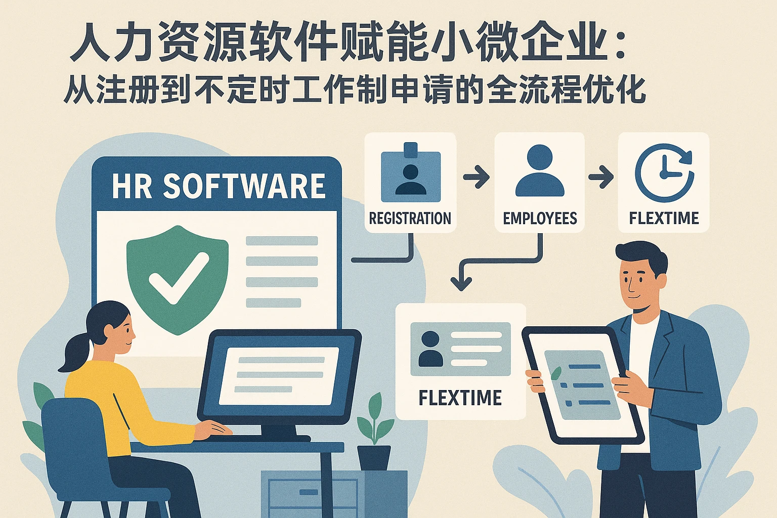 人力资源软件赋能小微企业：从注册到不定时工作制申请的全流程优化
