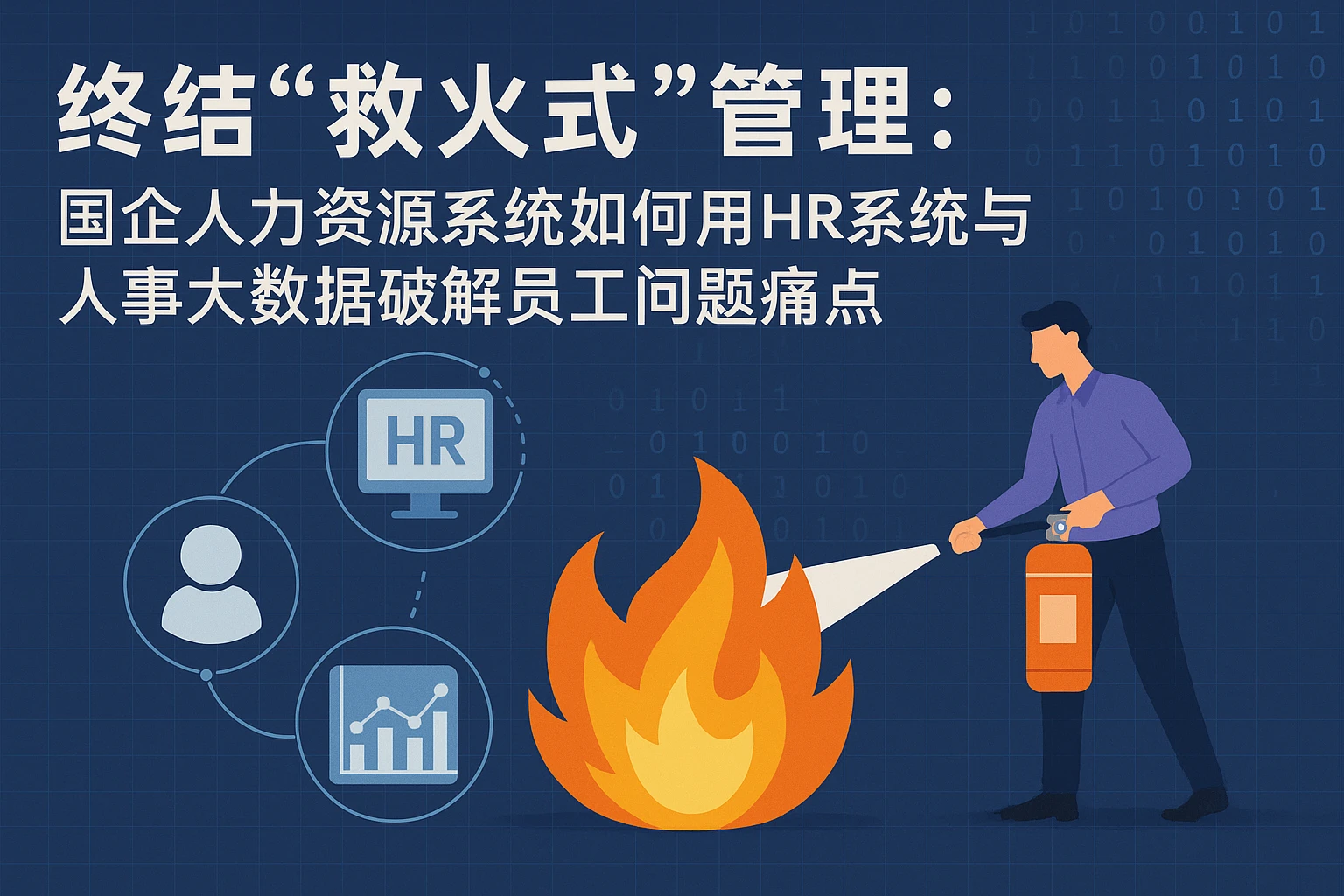 终结“救火式”管理：国企人力资源系统如何用HR系统与人事大数据破解员工问题痛点