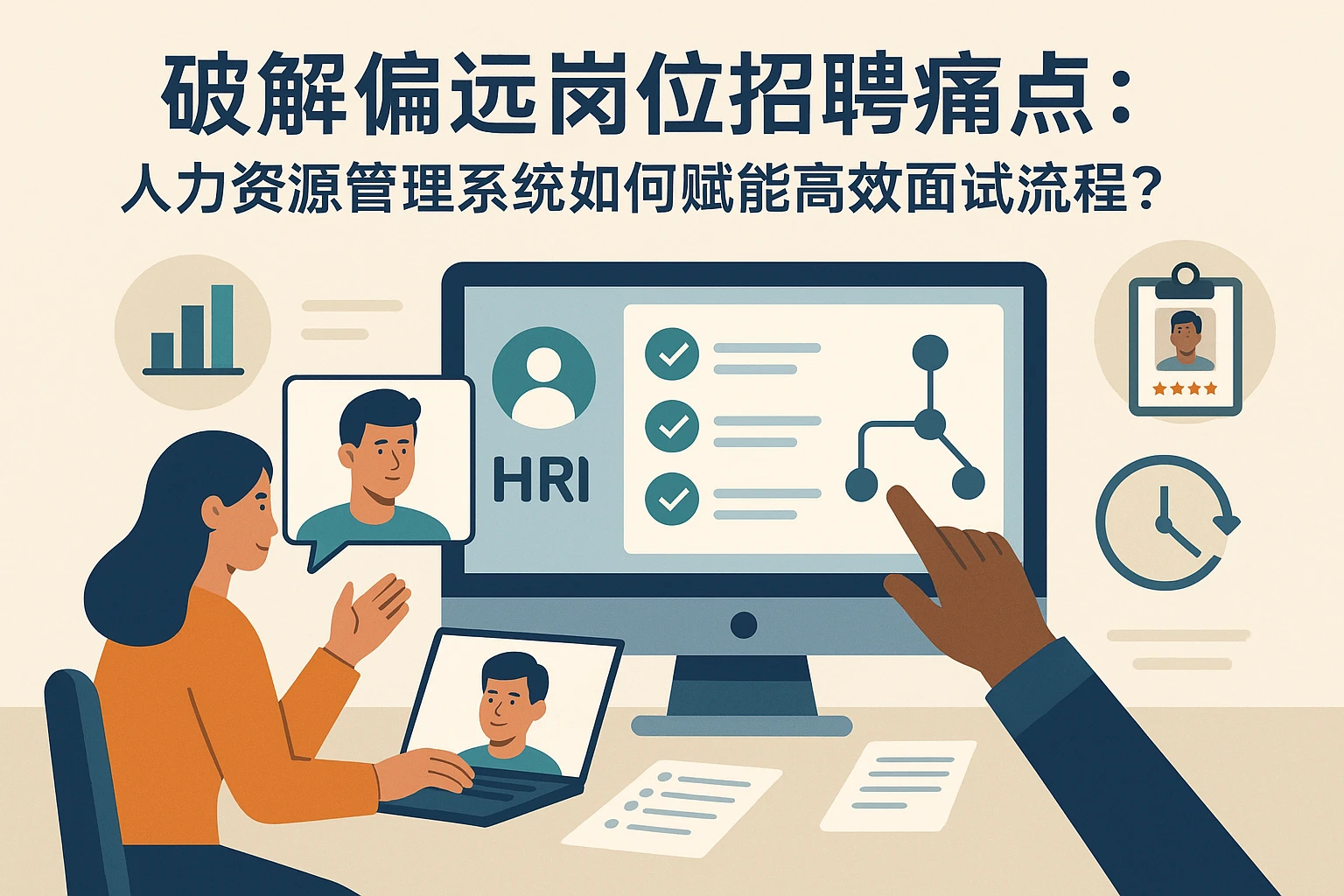 破解偏远岗位招聘痛点：人力资源管理系统如何赋能高效面试流程？