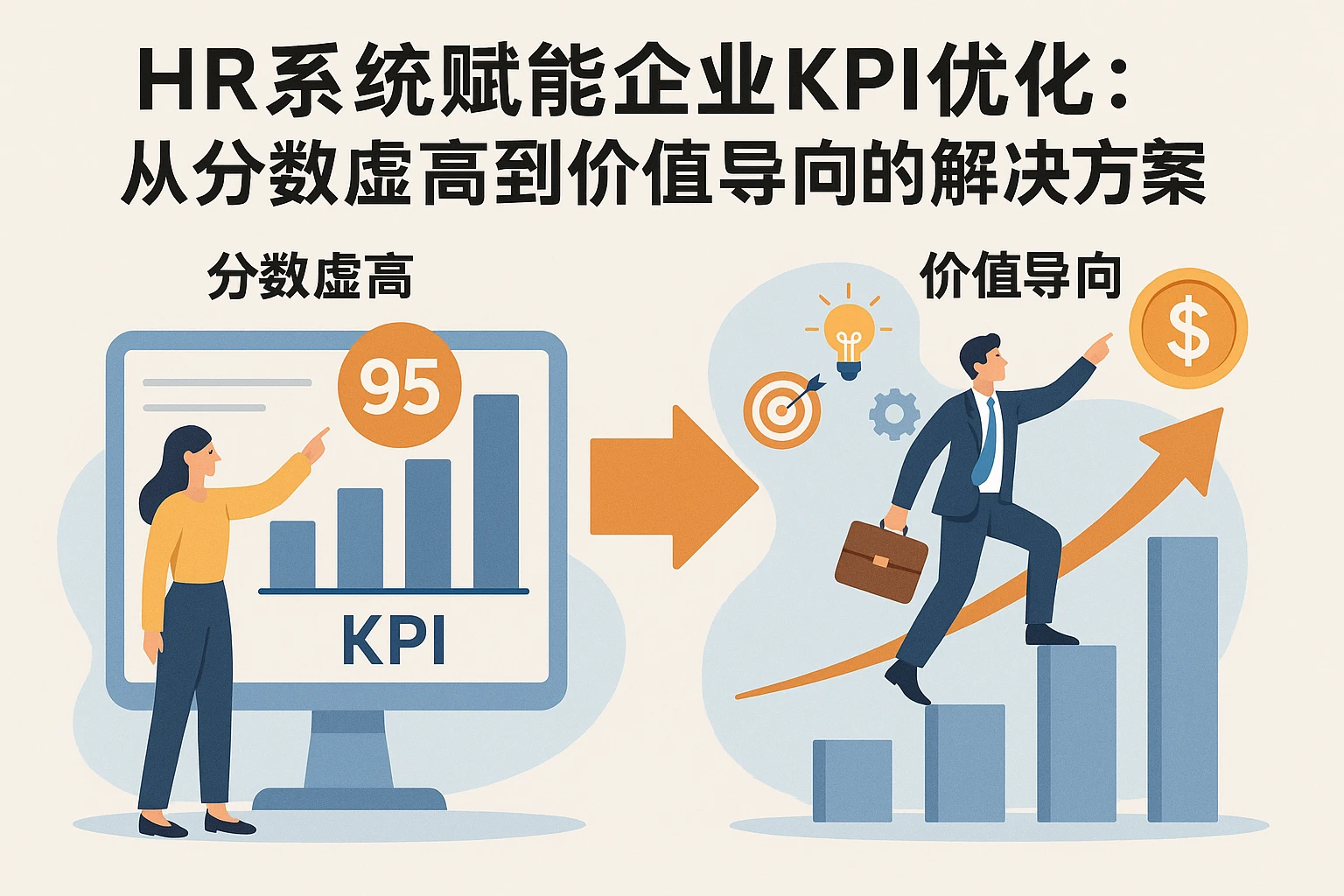 HR系统赋能企业KPI优化：从分数虚高到价值导向的解决方案