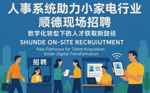 人事系统助力小家电行业顺德现场招聘：数字化转型下的人才获取新路径