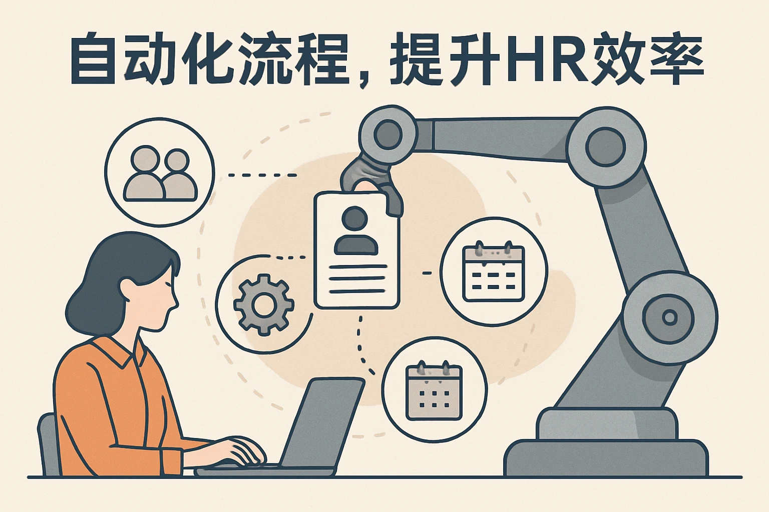 2. 自动化流程，提升HR效率