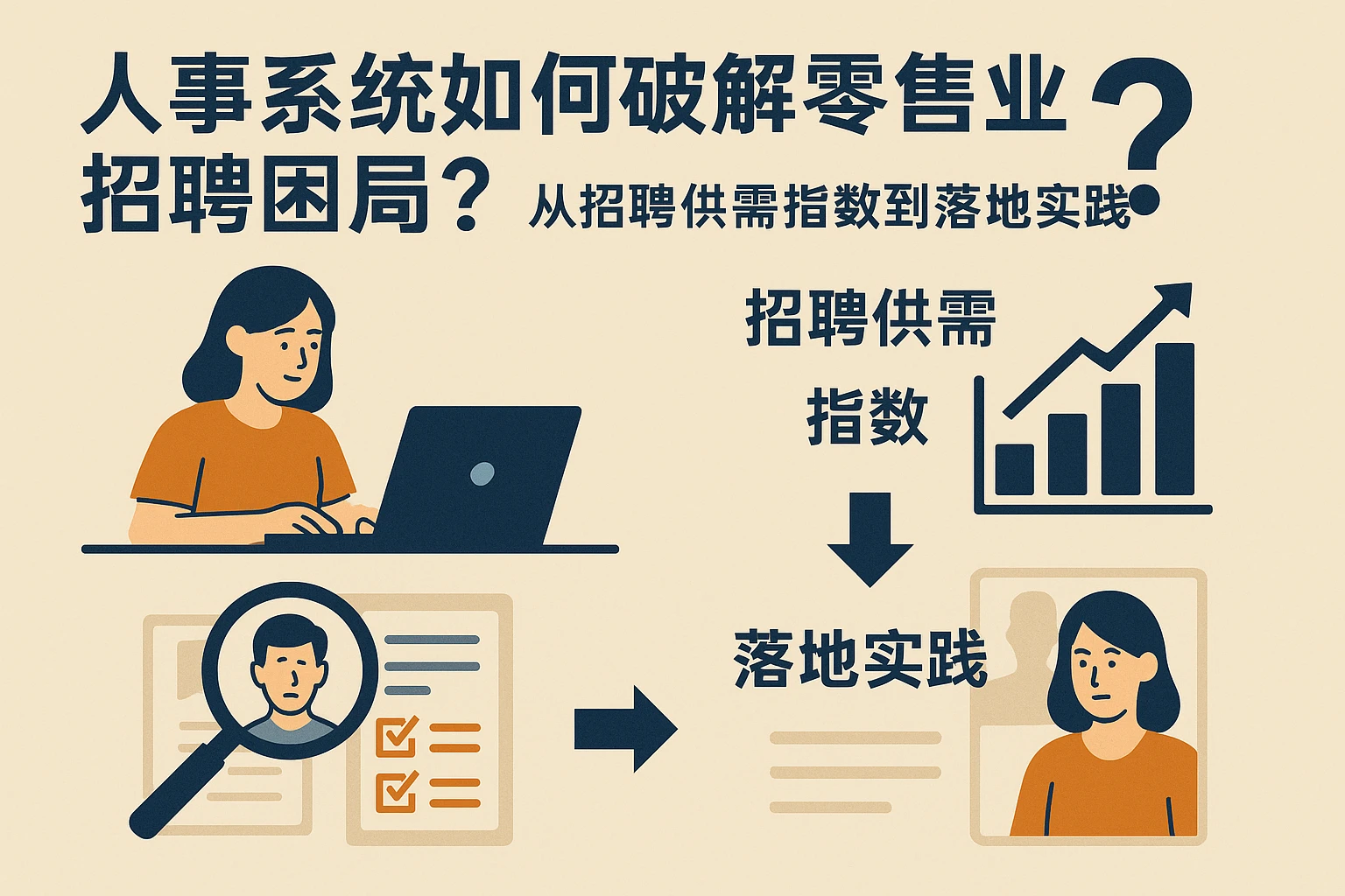 人事系统如何破解零售业招聘困局？从招聘供需指数到落地实践